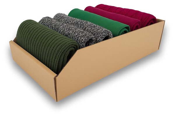 KARTON PAK Úložné boxy na oblečení, organizéry do skříně EKO KARTON 30x47cm