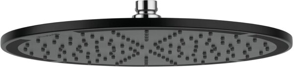 Kludi A-QA hlavová sprcha 25x25 cm kulatý černá 6432587-00
