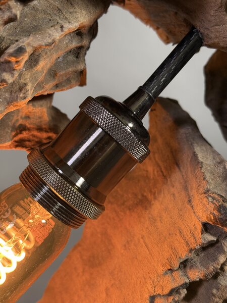 Lampa z teakového kořenového dřeva 98 cm z Jávy