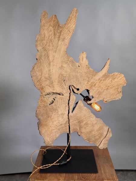 Lampa z teakového kořenového dřeva 98 cm z Jávy