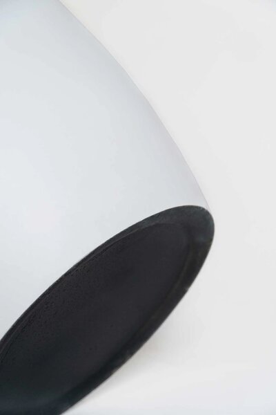 Vysoký květináč SOLERIO, sklolaminát, výška 120 cm, bílý mat, outlet