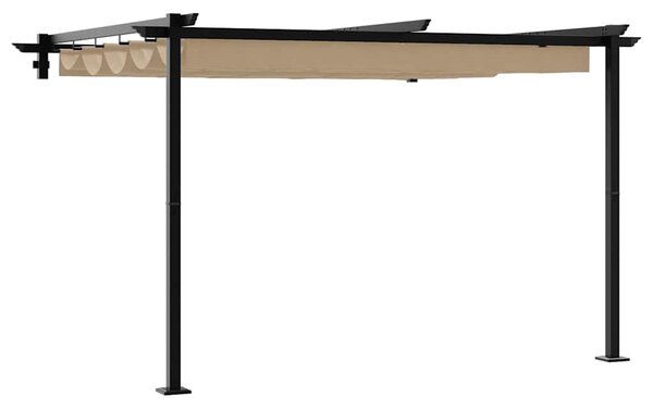 Altán 300 x 300 x 200 cm Taupe Polyester