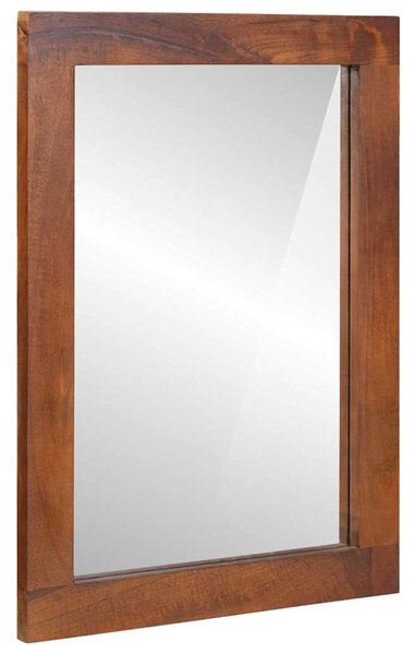 Zrcadlo Obdélníkový Hnědá a Stříbrná 50 x 2,5 x 70 cm