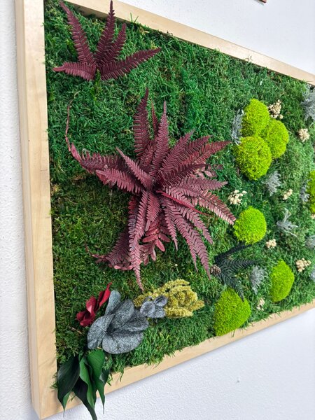 Mechový obraz – Paradise II Velikost rámu: 50x40cm