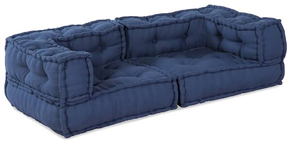 Modulová pohovka 3 pcs Indigo 140 x 70 x 36 cm Textil