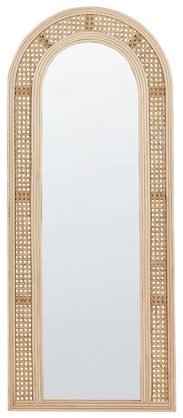 Zrcadlo FRANEY 50 cm 120 cm Ratan Přírodní