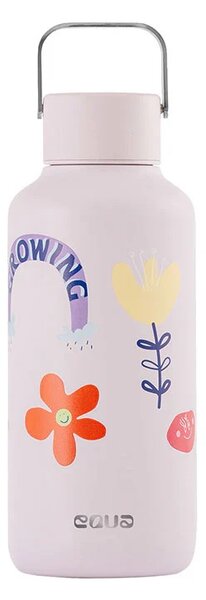 Lehká nerezová lahev EQUA Timeless Flower Power 600 ml