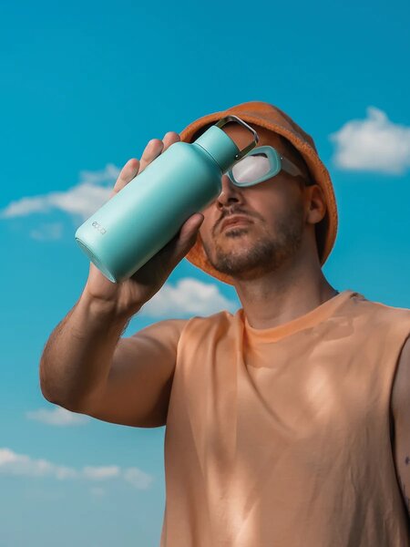 Lehká nerezová lahev EQUA Timeless Splash 600 ml