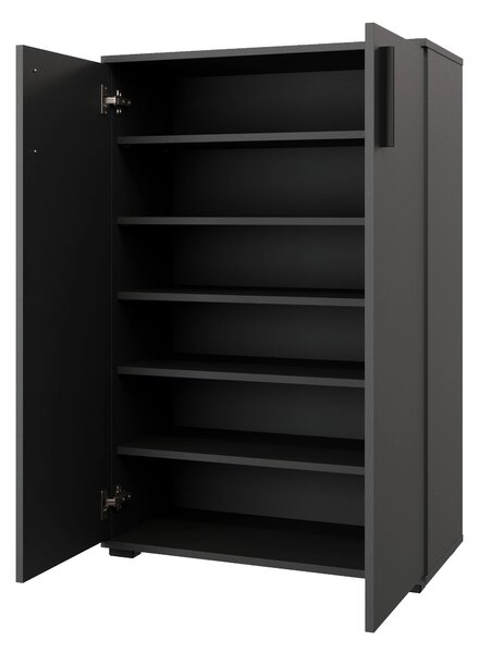 Komoda NEJBY GIANNI, 5 polic, antracit