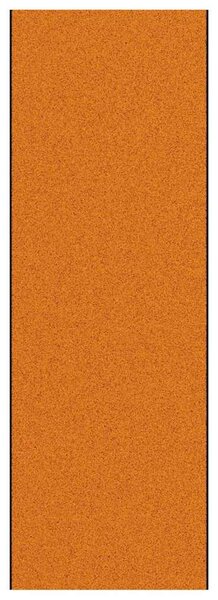 Rohož Jiný Oranžová a Černá 120 x 350 cm Polyamid a PVC