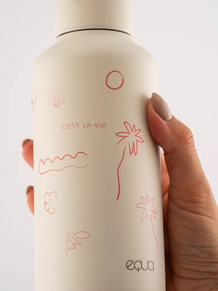 Lehká nerezová lahev EQUA Timeless C'est La Vie 600 ml