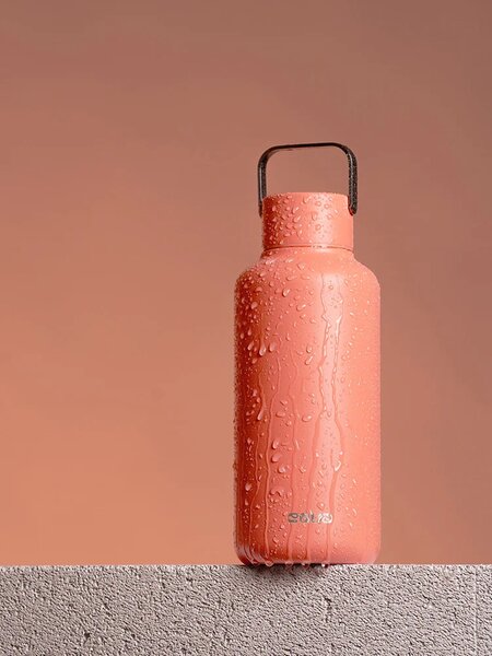 Lehká nerezová lahev EQUA Timeless Apricot Crush 600 ml