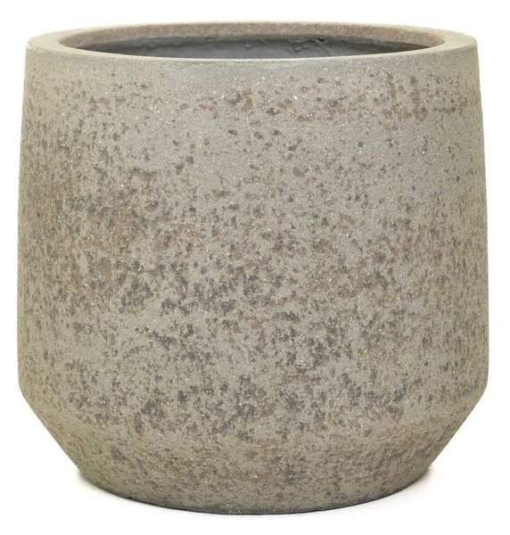 Designový květináč SASSO, vláknocement, 42x38 cm, šedý