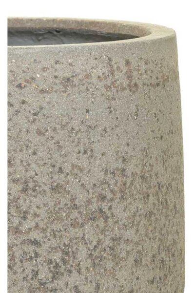 Designový květináč SASSO, vláknocement, 42x38 cm, šedý