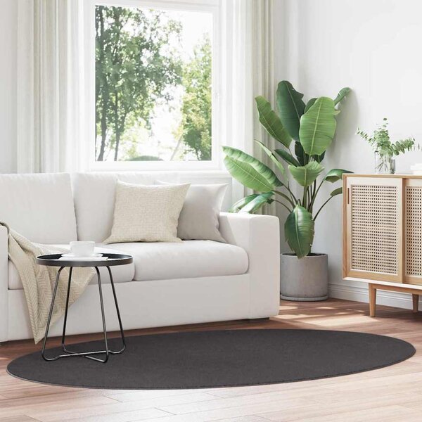 Kusové koberce HUARTE Antracit 140 x 200 cm 100% polyester