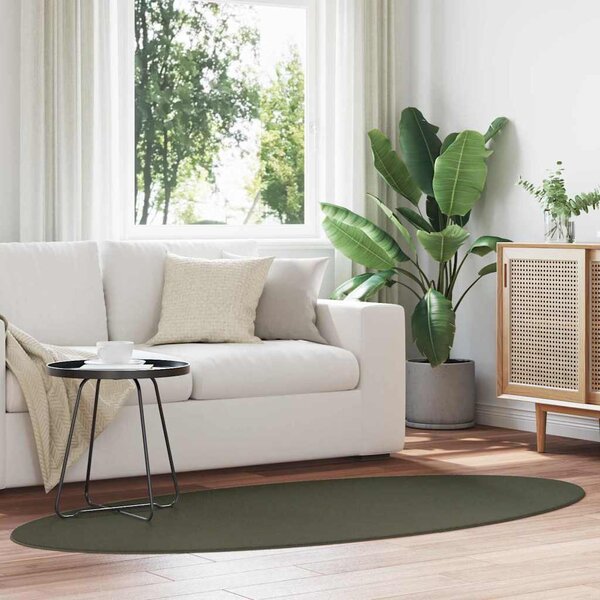 Kusové koberce HUARTE Lesní zelená 100 x 200 cm 100% polyester
