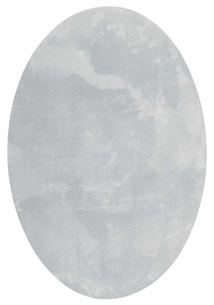 Kusové koberce Oválný HUARTE Šedá 120 x 170 cm 100% polyester