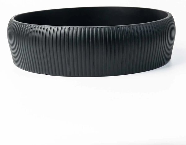 Mísa na květiny ERYNA, sklolaminát, průměr 30 cm, černá