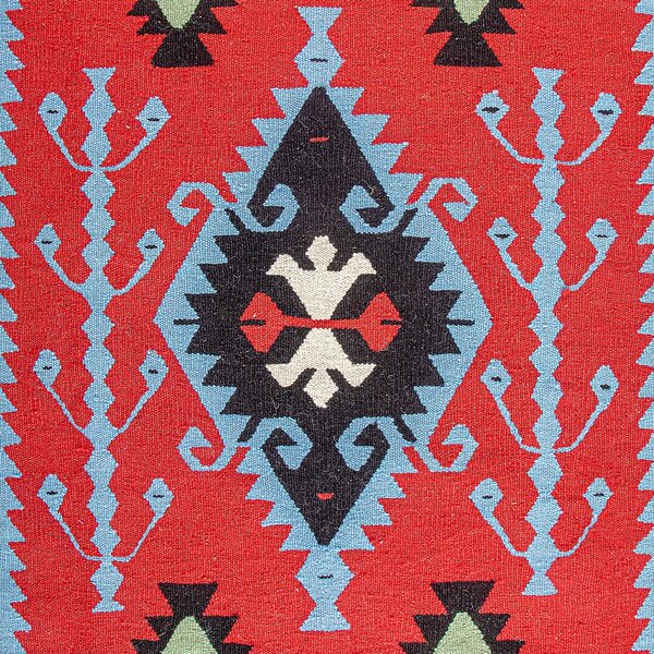 Vlněný Kilim "Kotel"