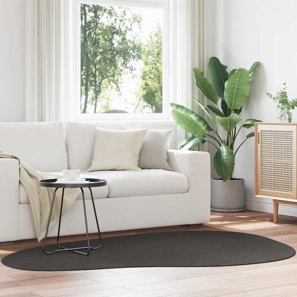 Kusové koberce HUARTE Antracit 140 x 200 cm Polyester