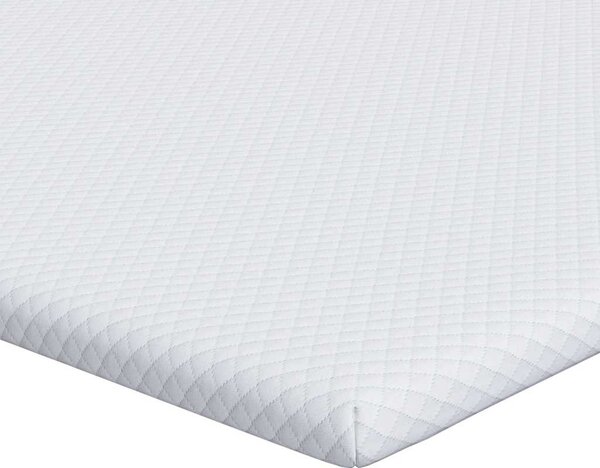 Topper z paměťové pěny 80 x 200 cm Thick Měkký Bílá
