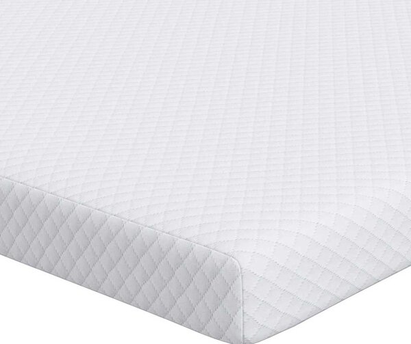 Topper z paměťové pěny 90 x 200 cm Thick Měkký Bílá