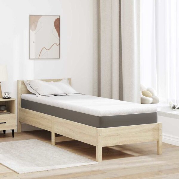 Topper na matraci Bílá 80 x 200 cm Jacquardová tkanina