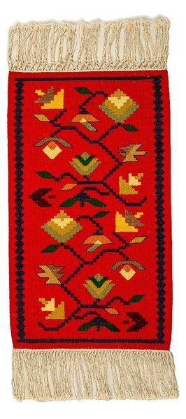 Vlněný kilim "Jarní vinná réva"