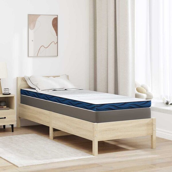Topper na matraci Bílá 80 x 200 cm Žakárová tkanina