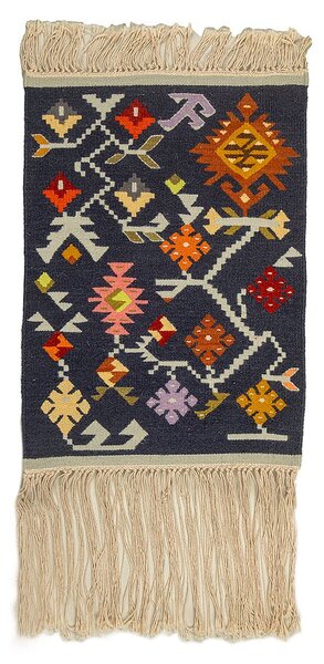 Vlněný kilim "Podzimní vinná réva"
