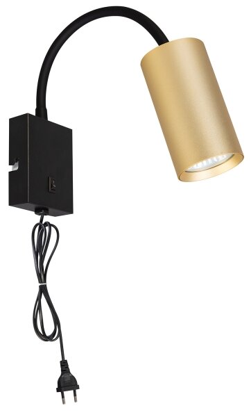 Brilagi - Flexibilní nástěnná lampa SELE 1xGU10/30W/230V černá/zlatá