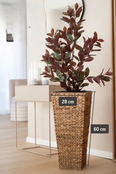 Květináč ASIA, vodní hyacint, výška 60 cm, natur