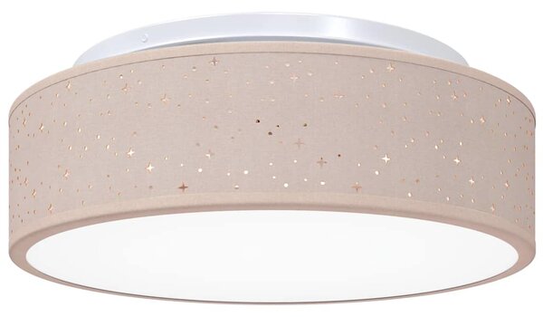 Stropní lampa s reflektory Taupe 38 x 38 x 13,5 cm textil