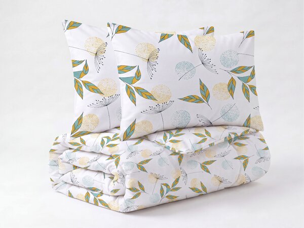Flanelové francouzské povlečení 200x200, 70x90 cm Pampeliškové pohlazení