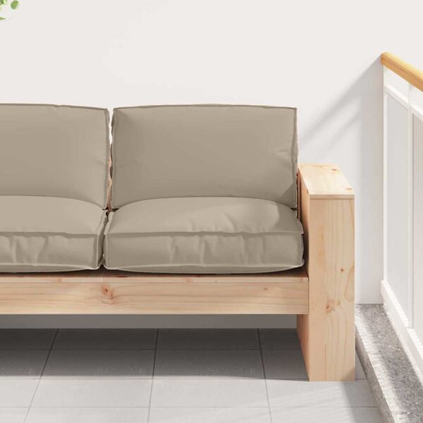 Polštář Taupe 80 x 80 x 12 cm Oxford látka