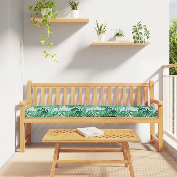 Polštář na palety Vzor listů 200 x 40 x 8 cm Oxfordská tkanina