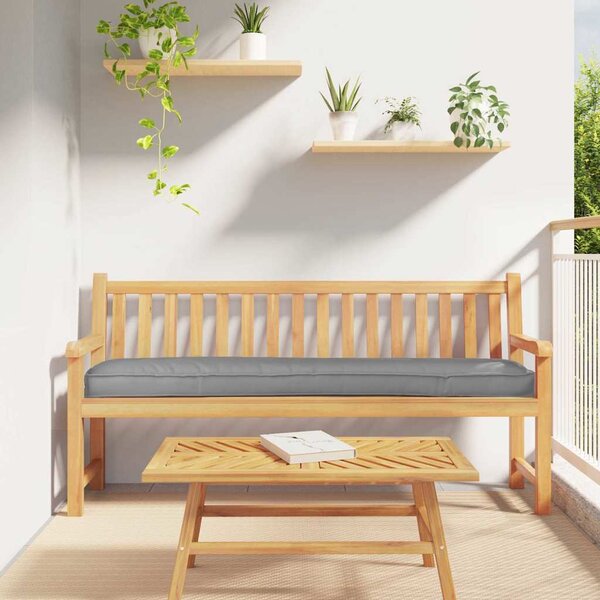 Polštář na palety Šedá 180 x 40 x 8 cm Oxford látka