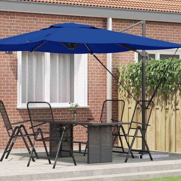 Roma Parasol Modrá 286 x 284 x 265 cm Hliník a polyester