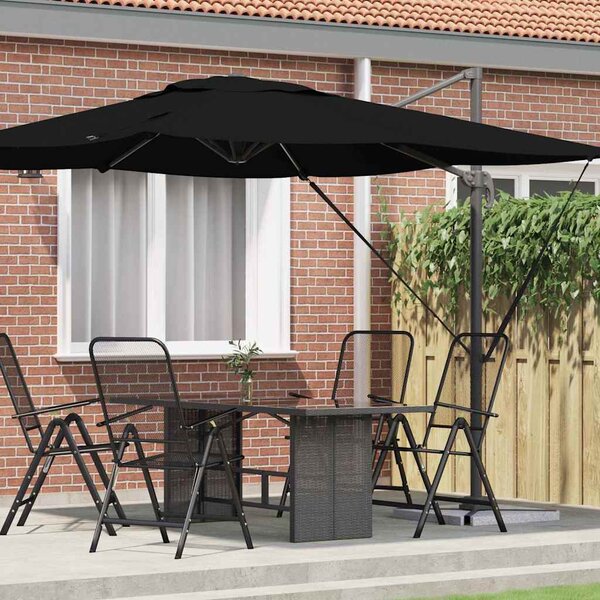 Roma Parasol Černá 286 x 284 x 265 cm Hliník a polyester
