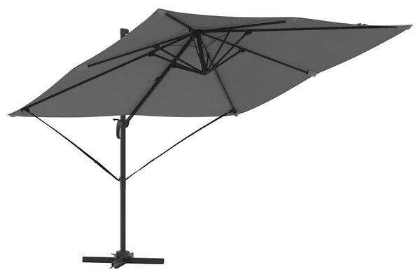Roma Parasol Antracit 286 x 284 x 265 cm Hliník a polyester