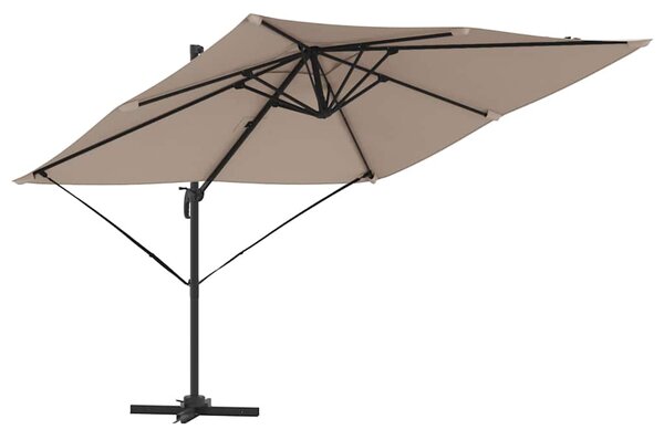 Roma Parasol Taupe 286 x 284 x 265 cm Hliník a polyester