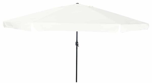 Zahradní slunečník Písková 394 x 394 x 248 cm Polyester a ocel
