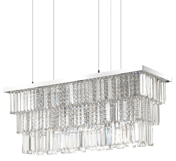 Ideal Lux Závěsné svítidlo MARTINEZ SP8, d. 103 cm Barva: Chrom