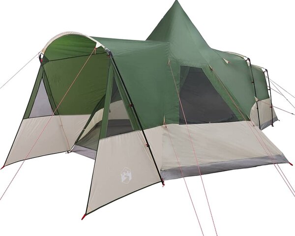 Teepee stan pro 8 osob se střechou Zelená 720 x 465 x 295 cm