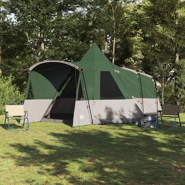 Teepee stan pro 8 osob se střechou Zelená 720 x 465 x 295 cm