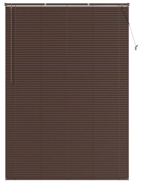 Venet školní žaluzie Tmavě hnědá s vzorem 213 x 150 cm 25 mm