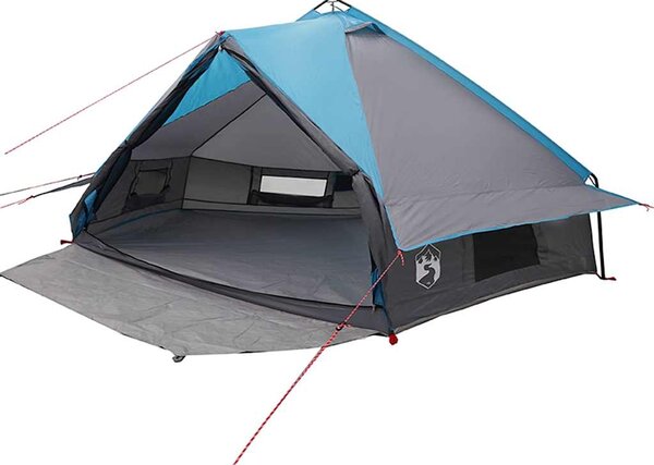 Teepee Stan pro 8 Osob Modrý a šedý 490 x 410 x 210 cm