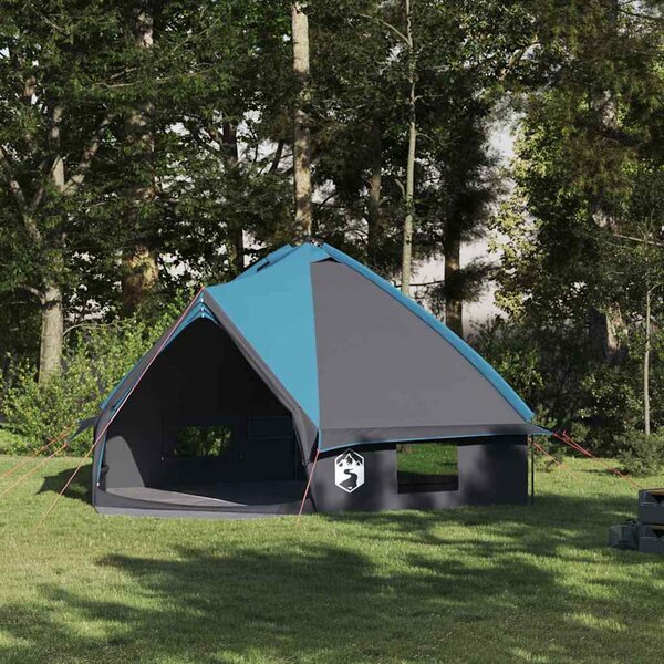 Teepee Stan pro 8 Osob Modrý a šedý 490 x 410 x 210 cm