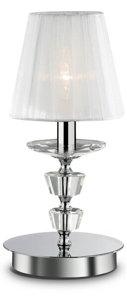 Stolní lampa Ideal lux 059266 PEGASO TL1 SMALL BIANCO 1xE14 40W
