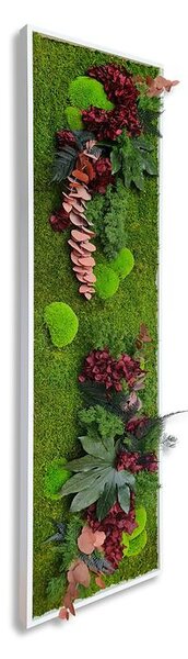 Rostlinný obraz s designem Džungle - Červený 140x40
